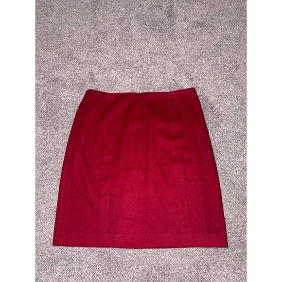 Ann Taylor LOFT Dresses & Skirts - Ann‎ Taylor Loft Women's Red Wool Blend Pencil Skirt - Size 2